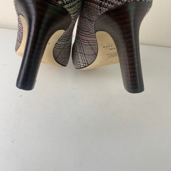 Cole Haan Grand.OS Plaid Fabric Pumps Heels – Size 9.5B – Classic Pointed Toe - Picture 12 of 12
